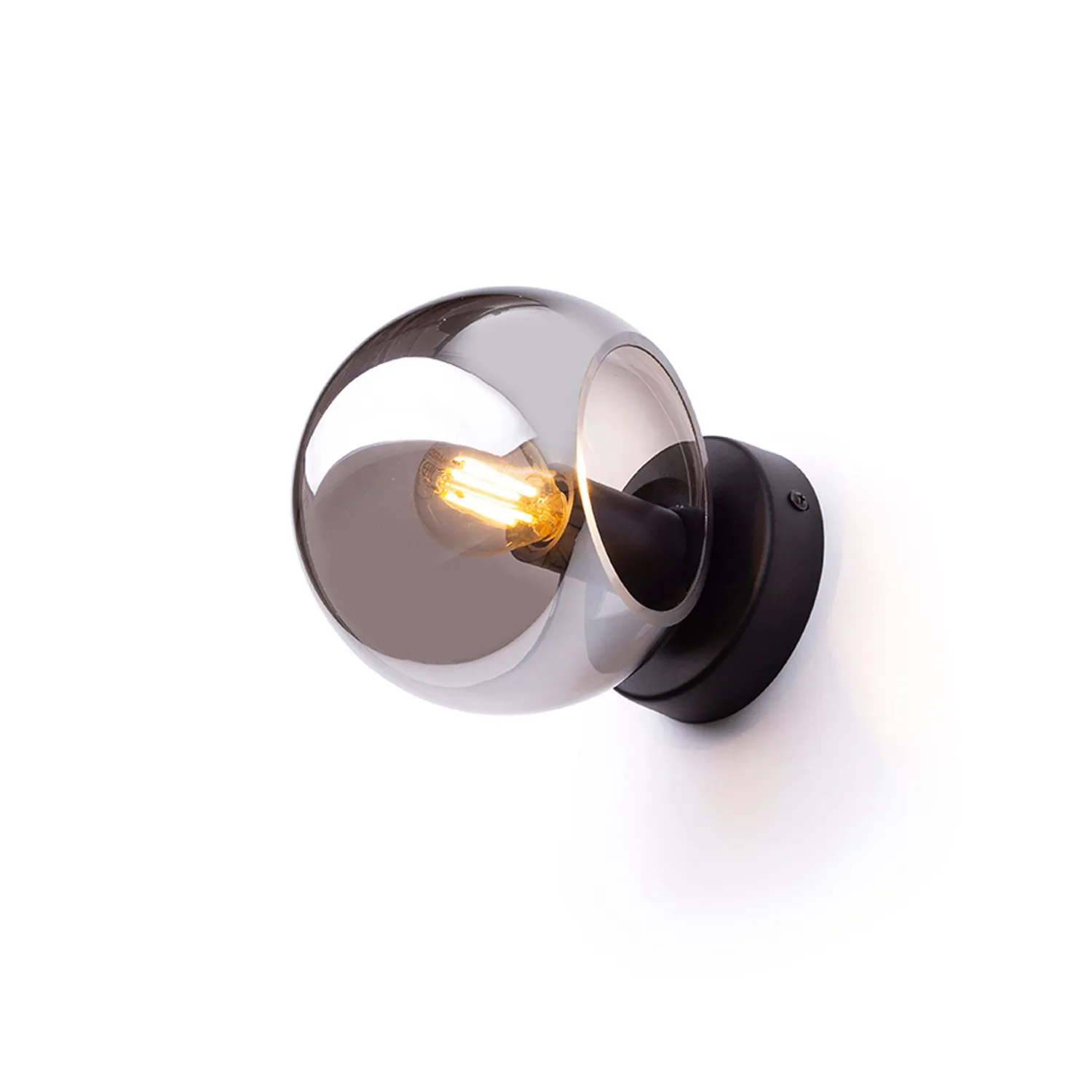 Rendl Light Studio Solaris plafoniera sticla fumurie E14