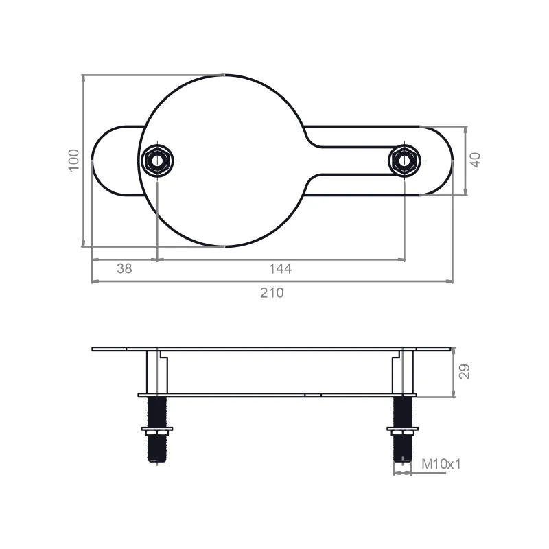 Furnika Inline P1 profil LED incastrat