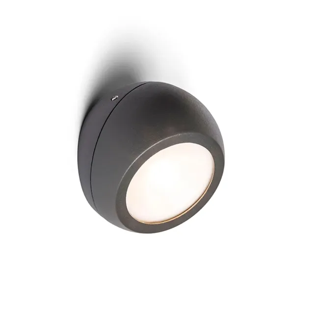 Rendl Light Studio Siv aplica LED antracit lumina jos