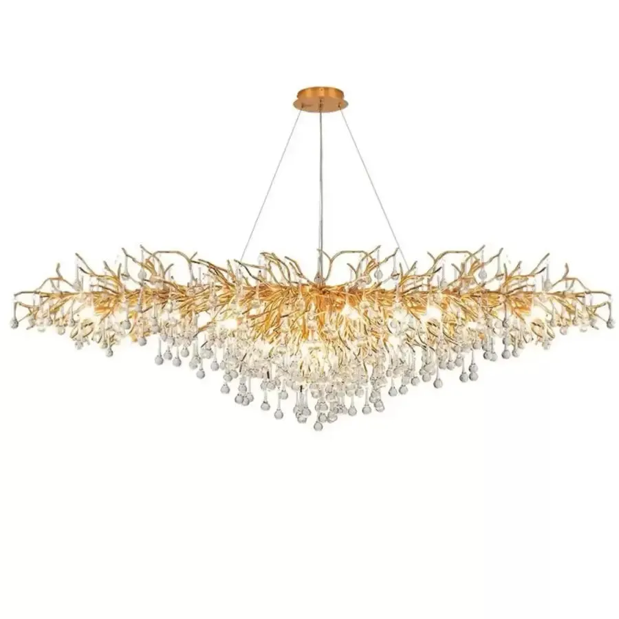 Alessandro Design Kaiser candelabru auriu 13xG9 120cm