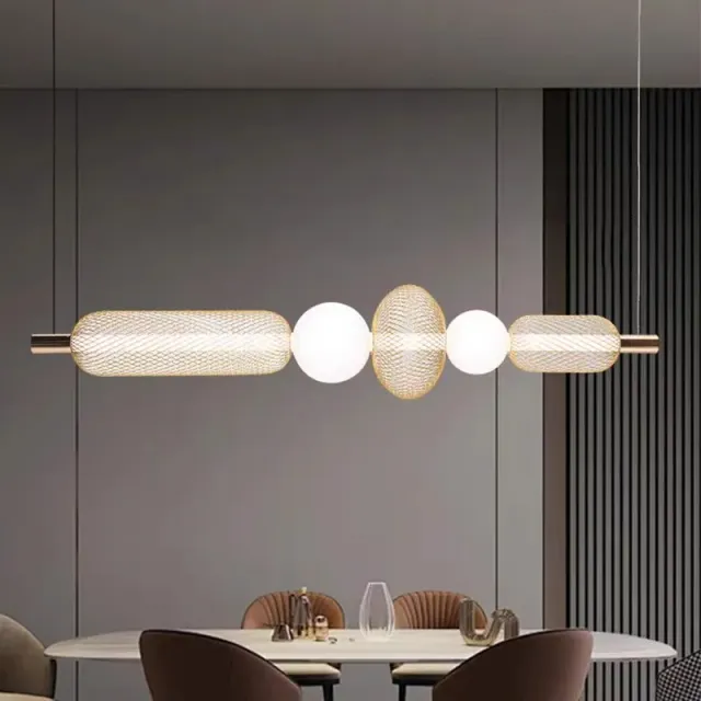 Alessandro Design LM551/5GD lustra LED 27W aurie suspendata