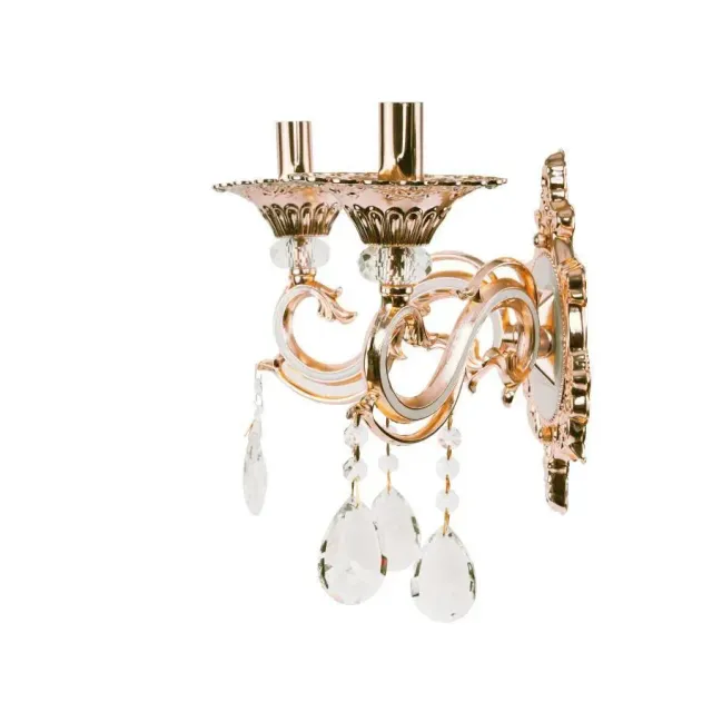 Alessandro Design Nicholas Aplica 2xE14 aur cristal