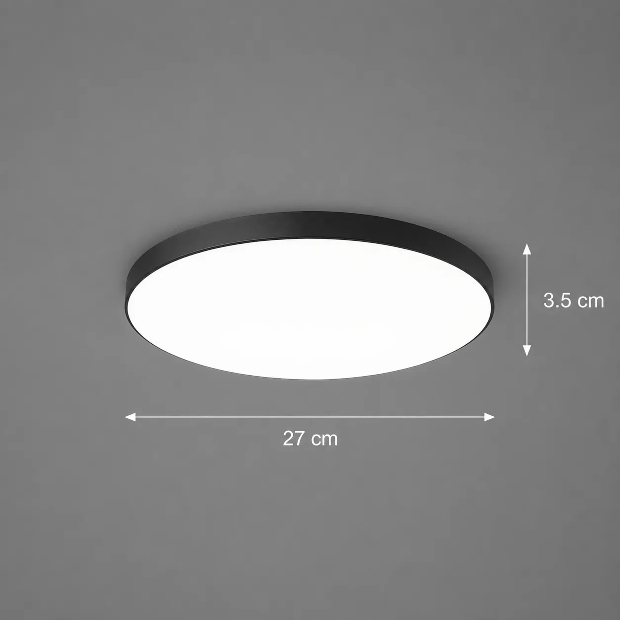 Alessandro Design Solis 27cm plafonieră LED 20W lumină rece