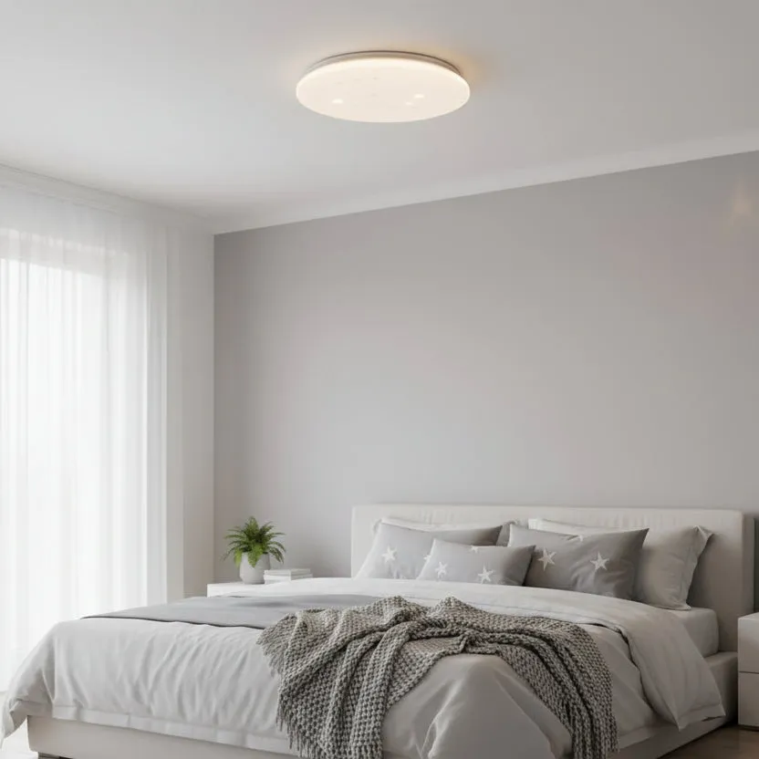 Alessandro Design Star plafoniera LED 35 cm alba 31W