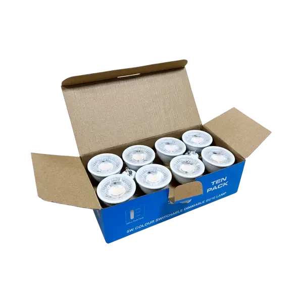 Aurora ClearVu 5W GU10 bec LED dimabil set 10 buc 2200-3000K