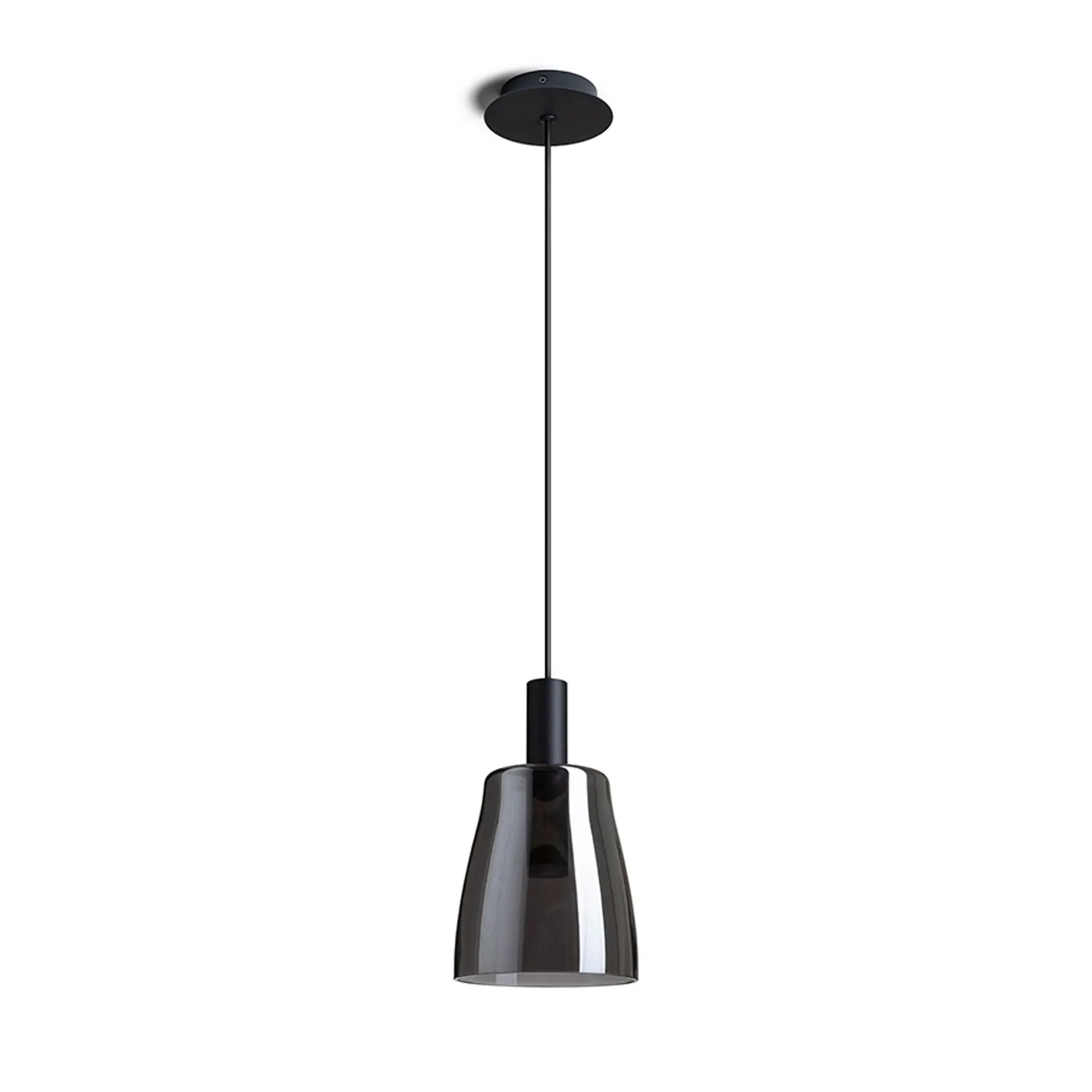 Rendl Light Studio Bellini LED pendul sticlă negru fumuriu