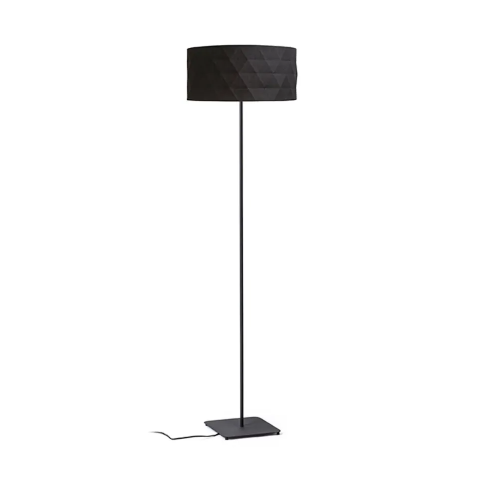 Rendl Cortina Jakaranda lampadar negru textil E27