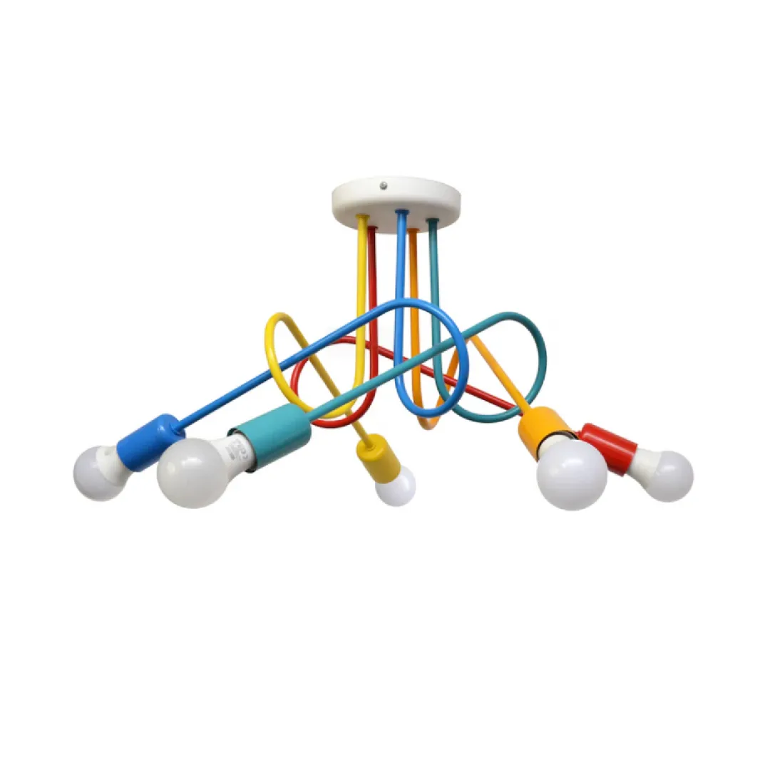 Alessandro Design Angiolo lustra 5xE27 multicolora