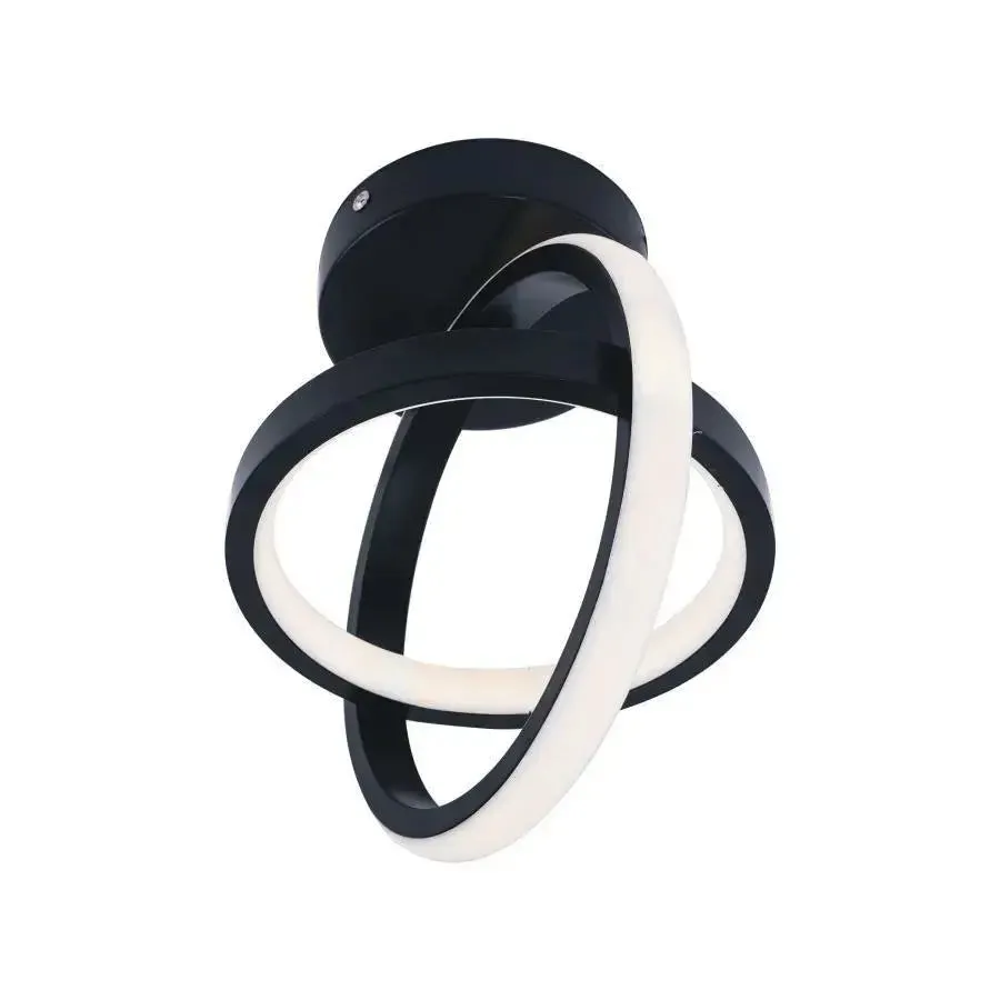 Alessandro Design VERTEX GYRO Lustra LED Neagra 42W