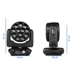 JMS Webb Bee Eye 12x40W moving head beam wash RGBW