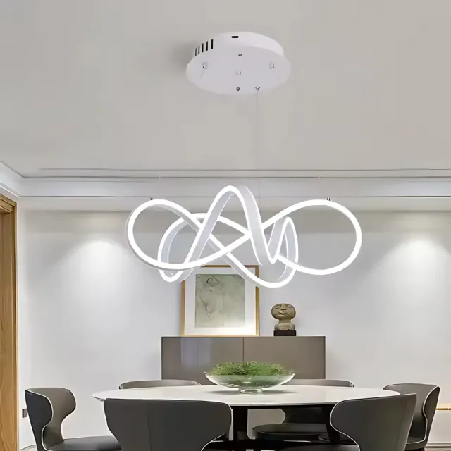 Alessandro Design INFINITY HALO 69W lustra LED alba dimabila