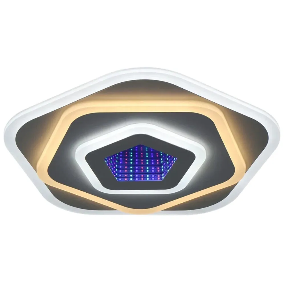 Alessandro Design Nexa 3D lustra LED 39W alba D25