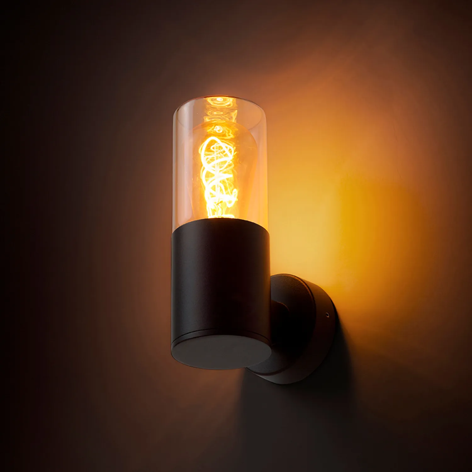 Rendl Light Studio Quinn Vagg aplica exterior E27 neagra