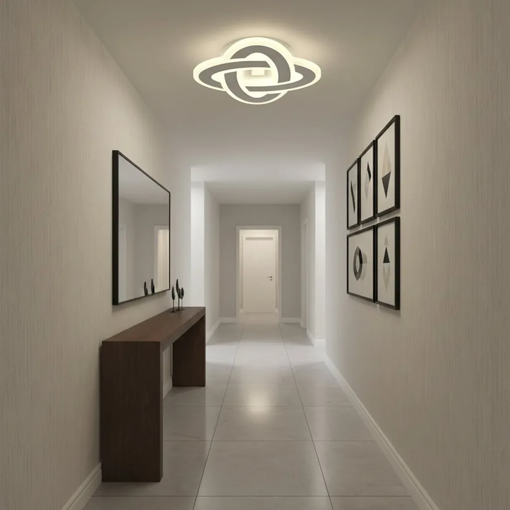 Alessandro Design Crinella 45W lustra LED alba 23 cm