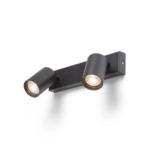 Rendl Light Studio Dude II spot aplicat GU10 dublu negru