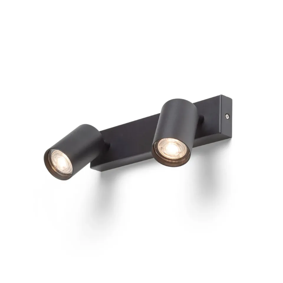 Rendl Light Studio Dude II spot aplicat GU10 dublu negru