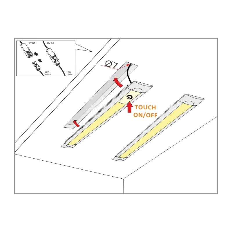 Furnika Tau switch intrerupator tactil LED