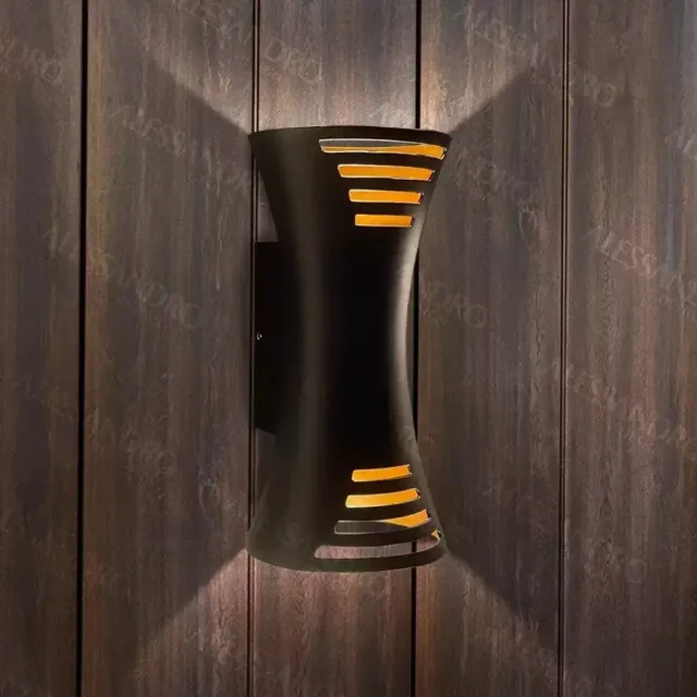 Alessandro Design Brycen aplică exterior 10W negru-auriu