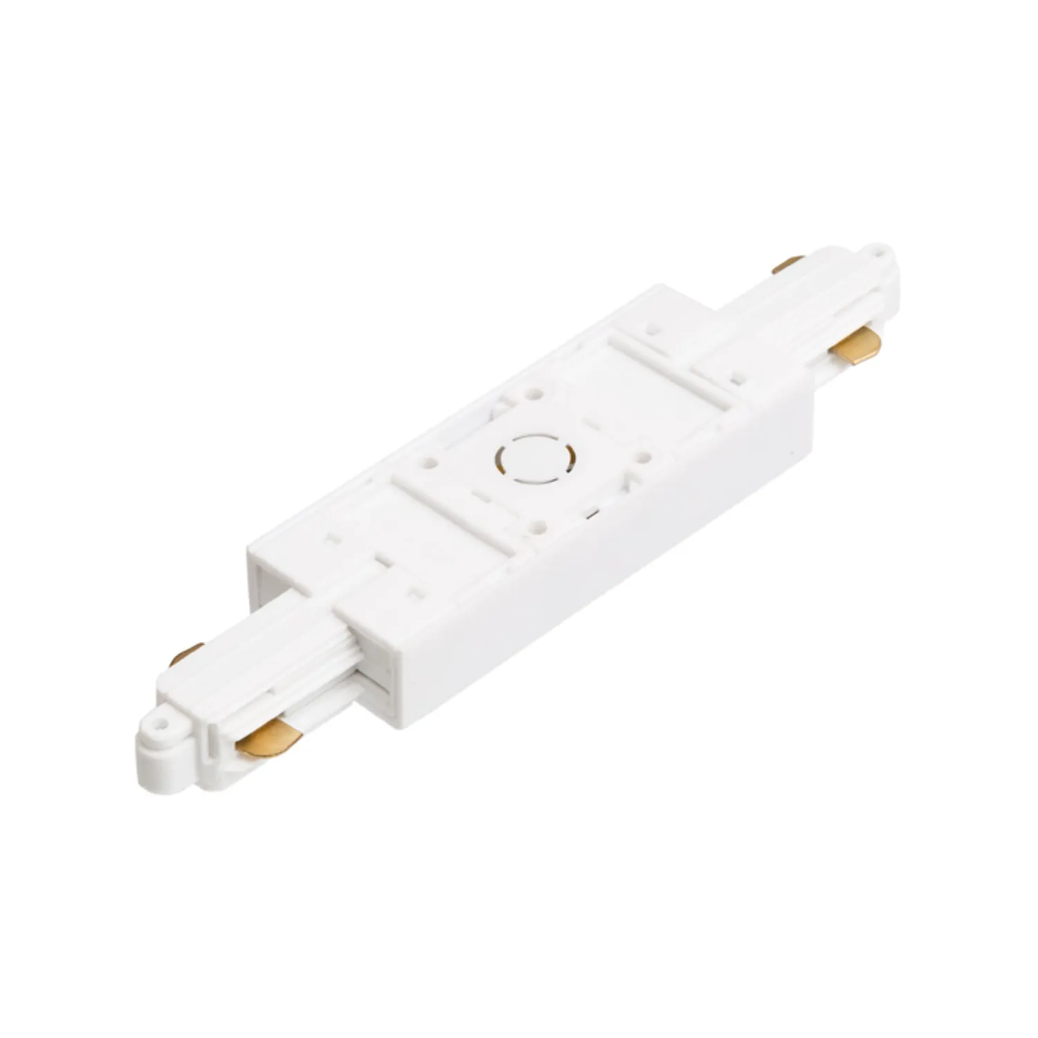 Rendl Light Studio conector drept șină monofazată alb 16A