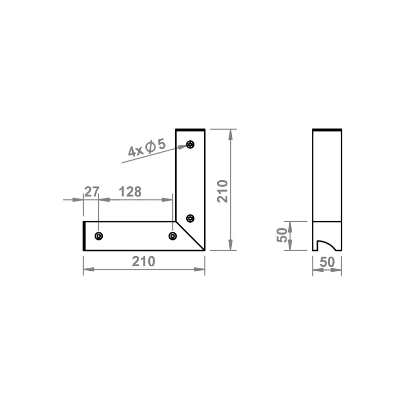 Furnika Leg HC picior mobilier metalic reglabil