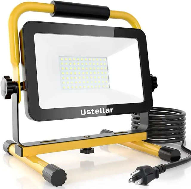 Ustellar 60W lampa de lucru LED alba 6000LM cablu 5m