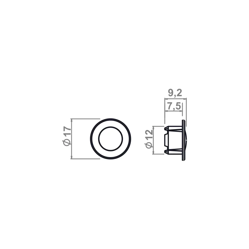 Furnika Mini Lens lentilă LED pentru mobilier