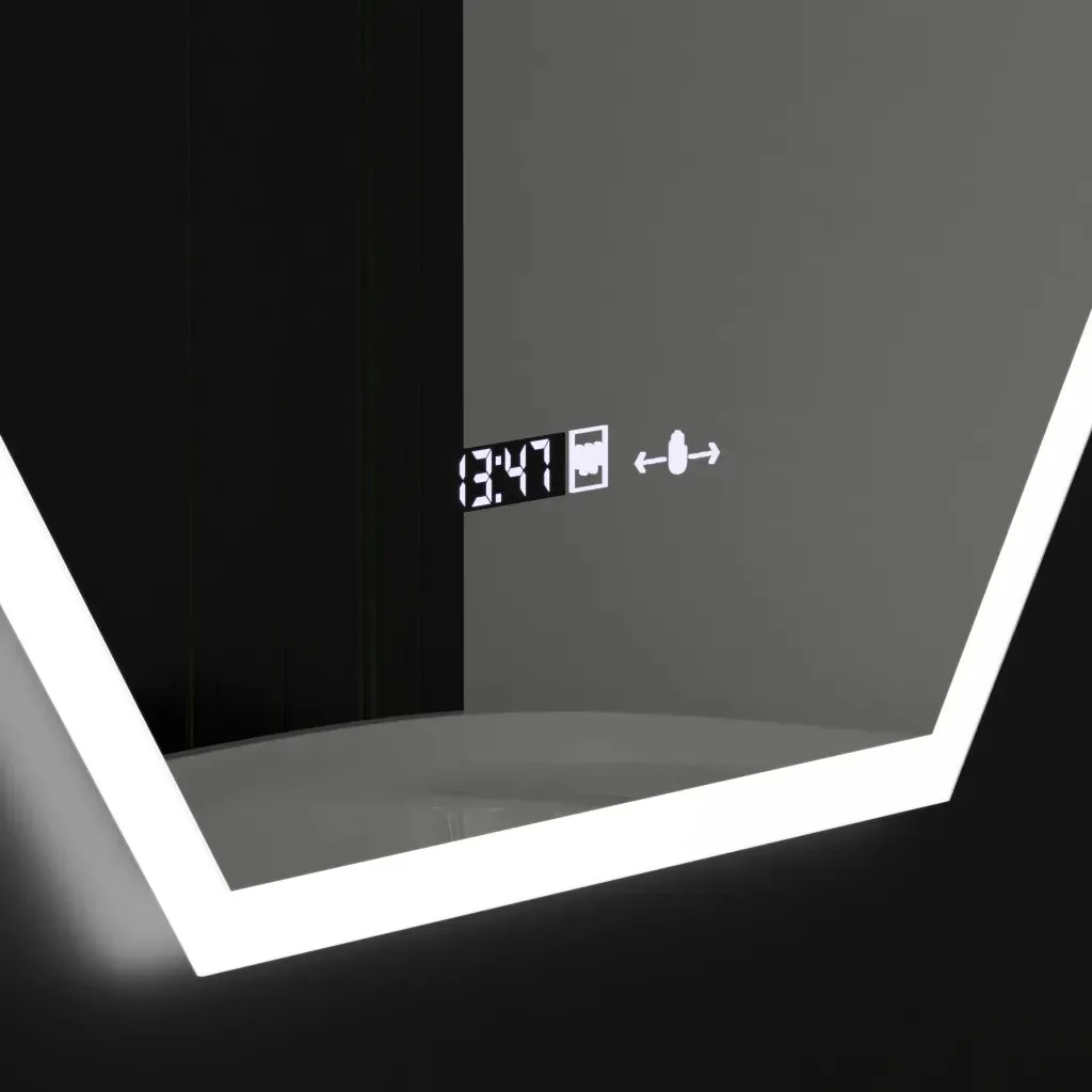 Alessandro Design Hexaluce MotionGlow Marcello oglinda LED 60x80cm dimabila