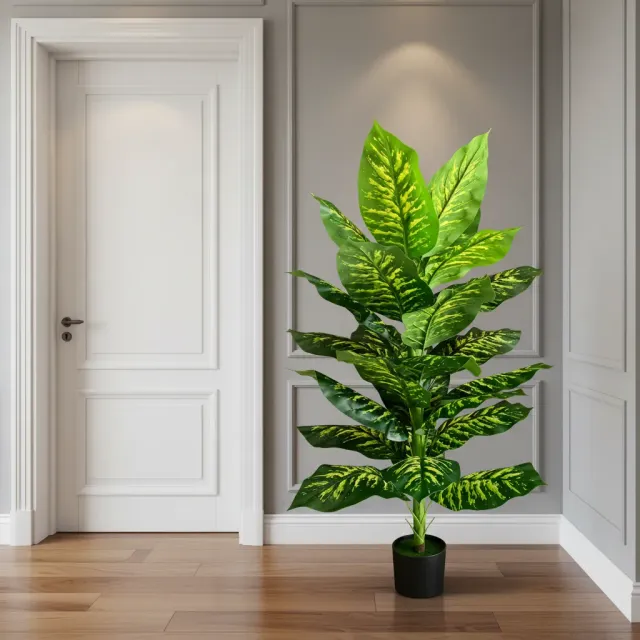 Alessandro Design Dieffenbachia planta artificiala 150 cm verde