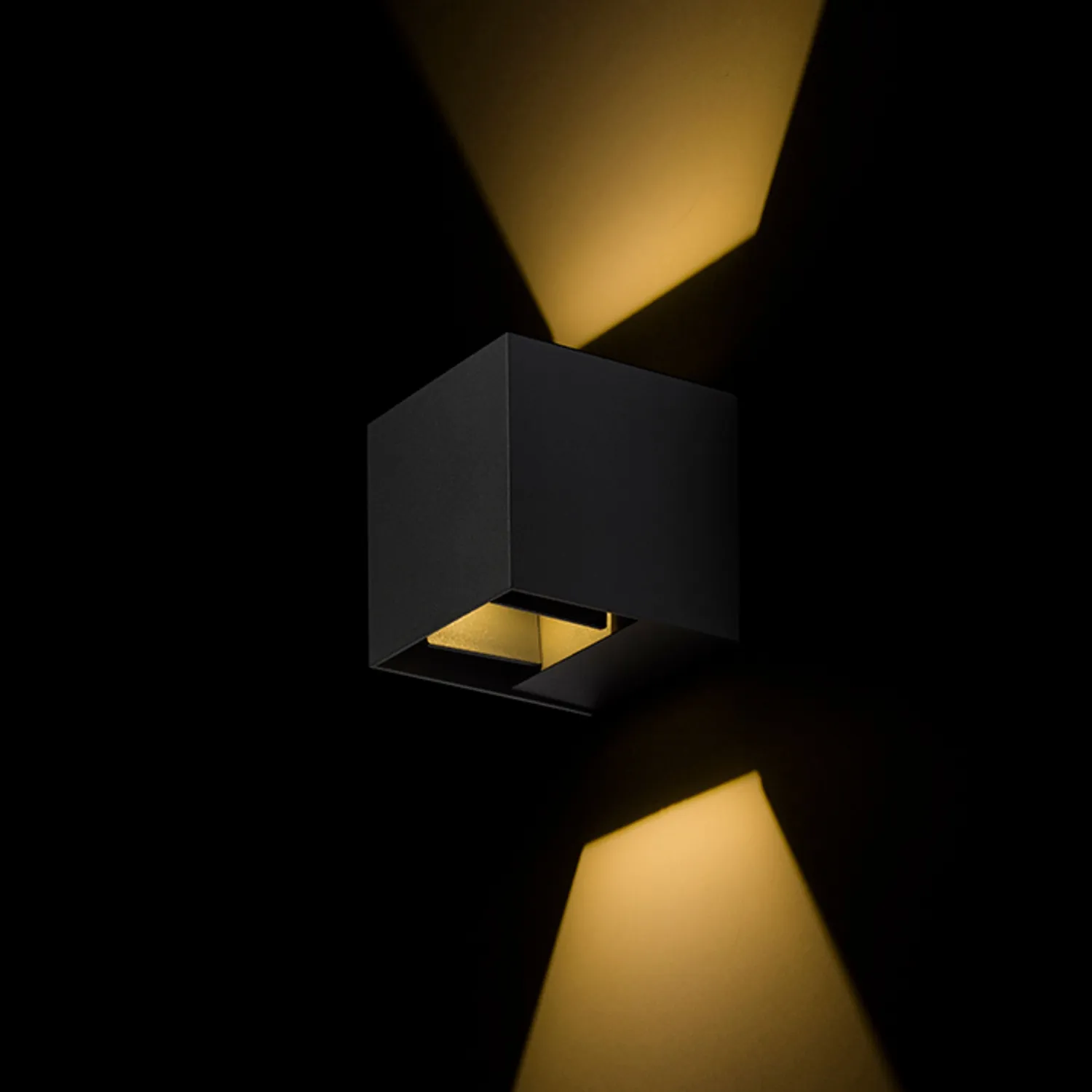 Rendl Light Studio Carre aplică perete LED antracit UP-DOWN
