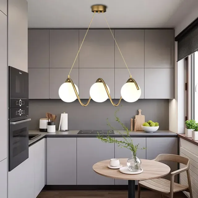 Alessandro Design LOFT Haven lustra 3xG9 alb-aurie