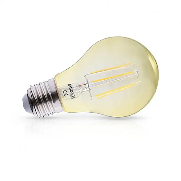 Aurora Filament bec LED E27 8W 2700K auriu