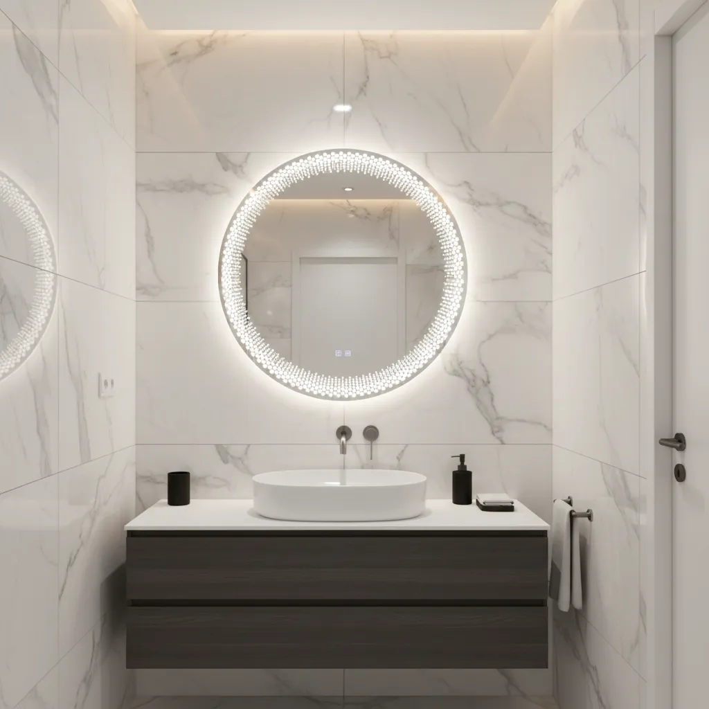 Alessandro Design Nexos 60cm oglinda LED baie cu dezaburire