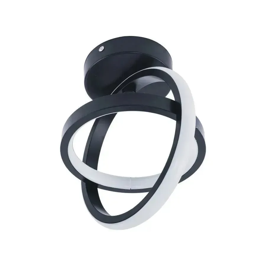 Alessandro Design VERTEX GYRO Lustra LED Neagra 42W