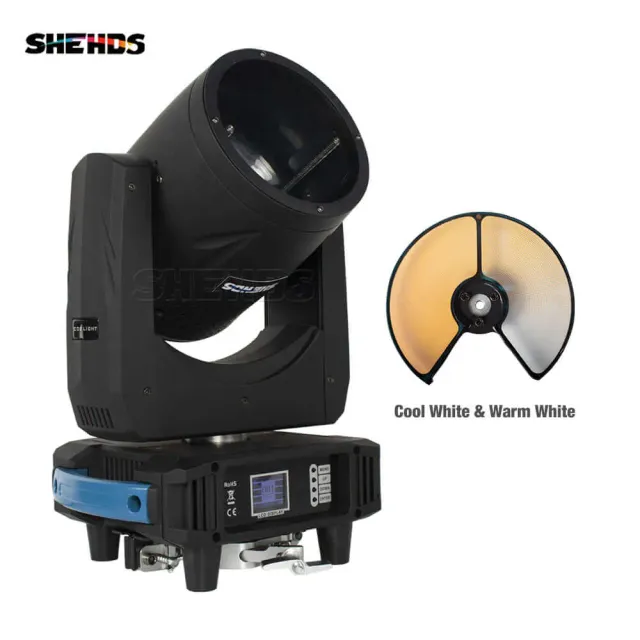 Shehds moving head COB 400W alb cald+rece scena