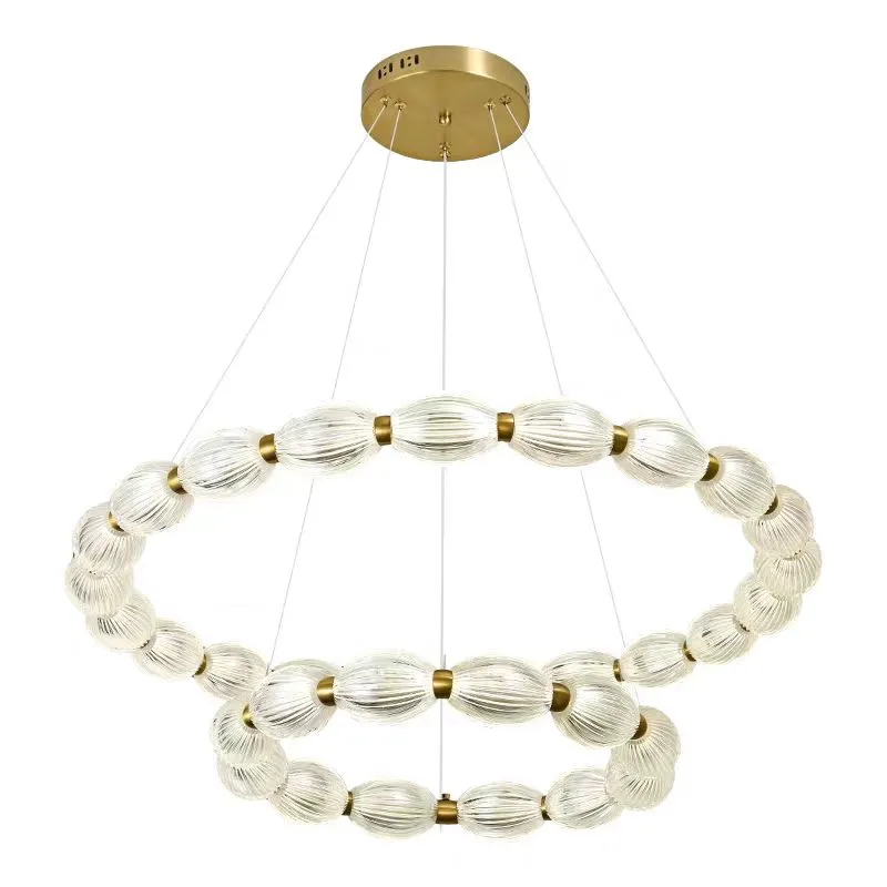 Alessandro Design FAUSTO 83W lustră suspendată aurie
