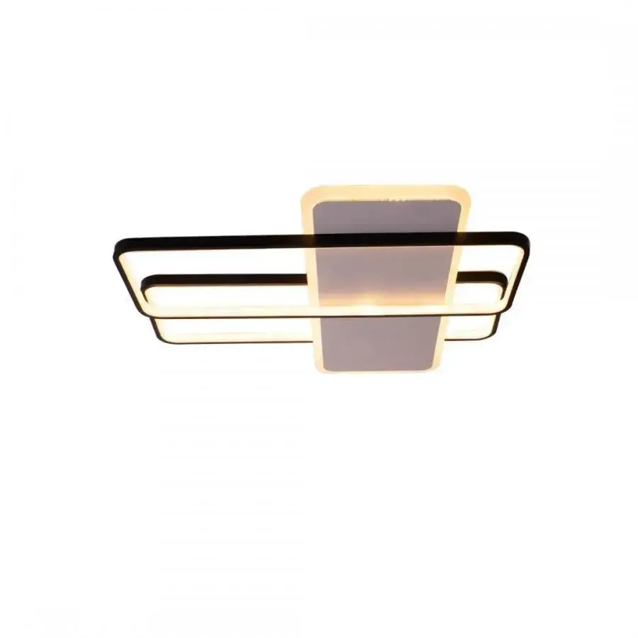 Alessandro Design Arianna lustra LED 76W neagra dimabila