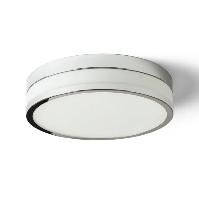Rendl Cira 35 plafonieră LED IP44 opal crom