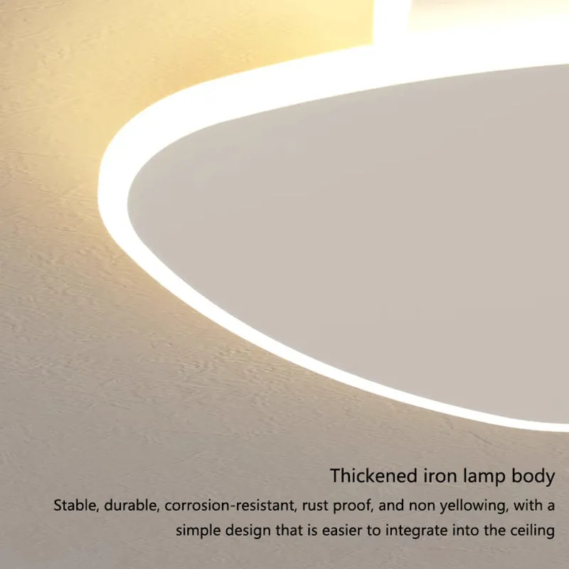Alessandro Design Futura Lumina lustra LED ovala 66W alba