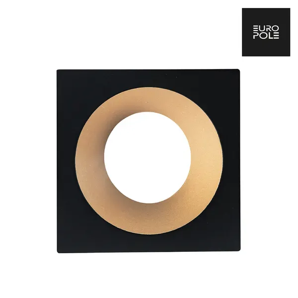 Aurora LED UP Universal rama patrata negru mat 82x82mm