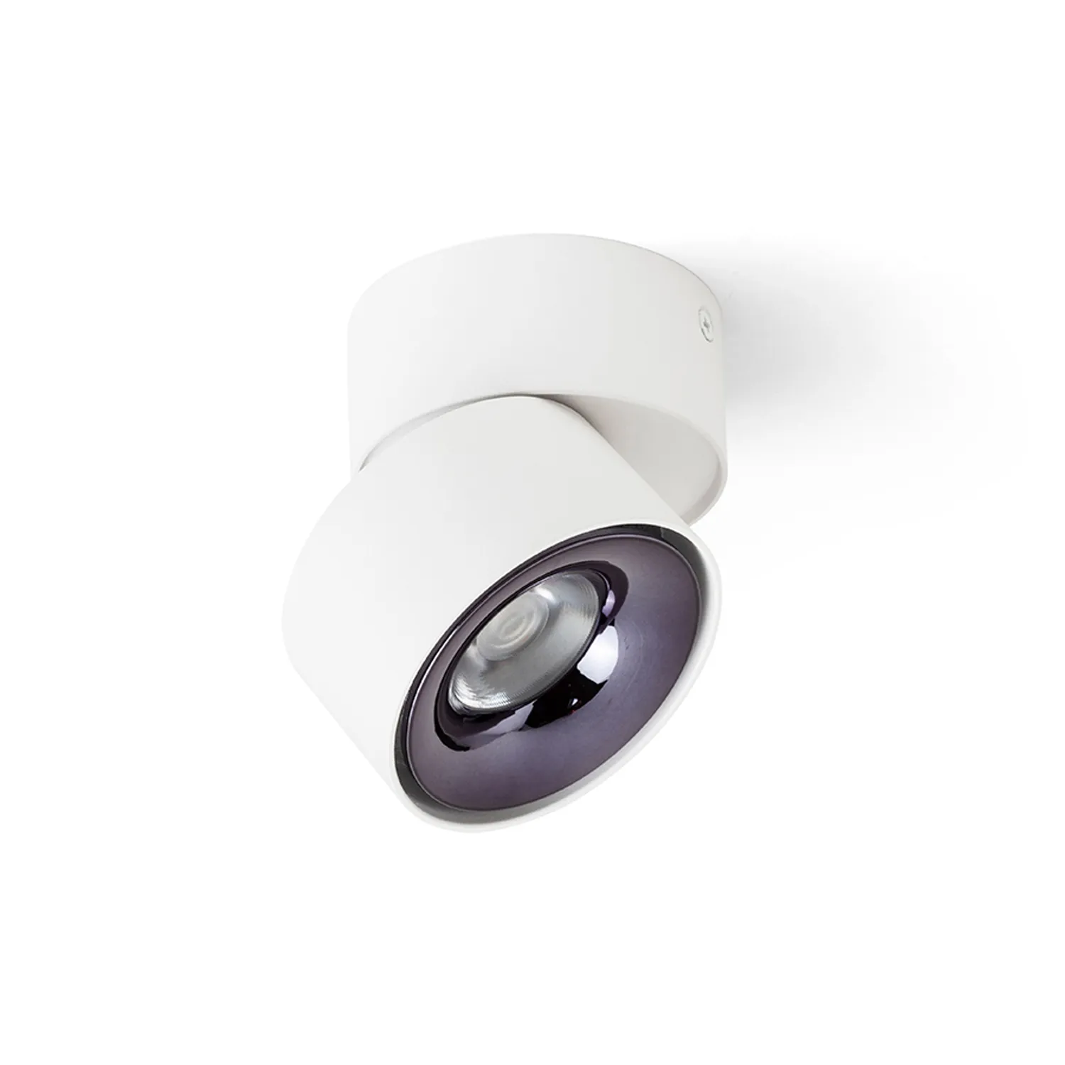 Rendl Albano spot LED aplicat alb cilindric exterior