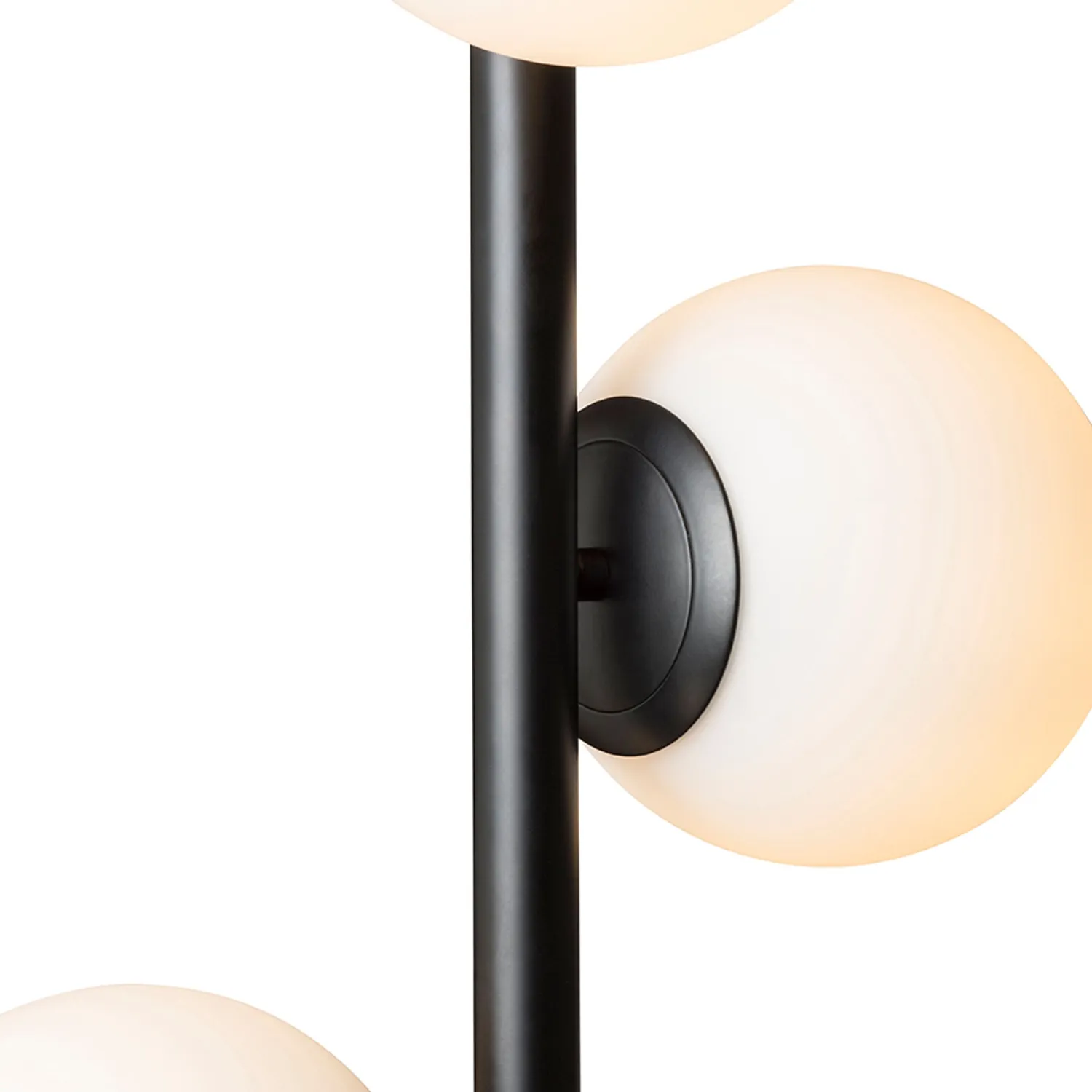 Rendl Etheria pendul negru opal 3 globuri