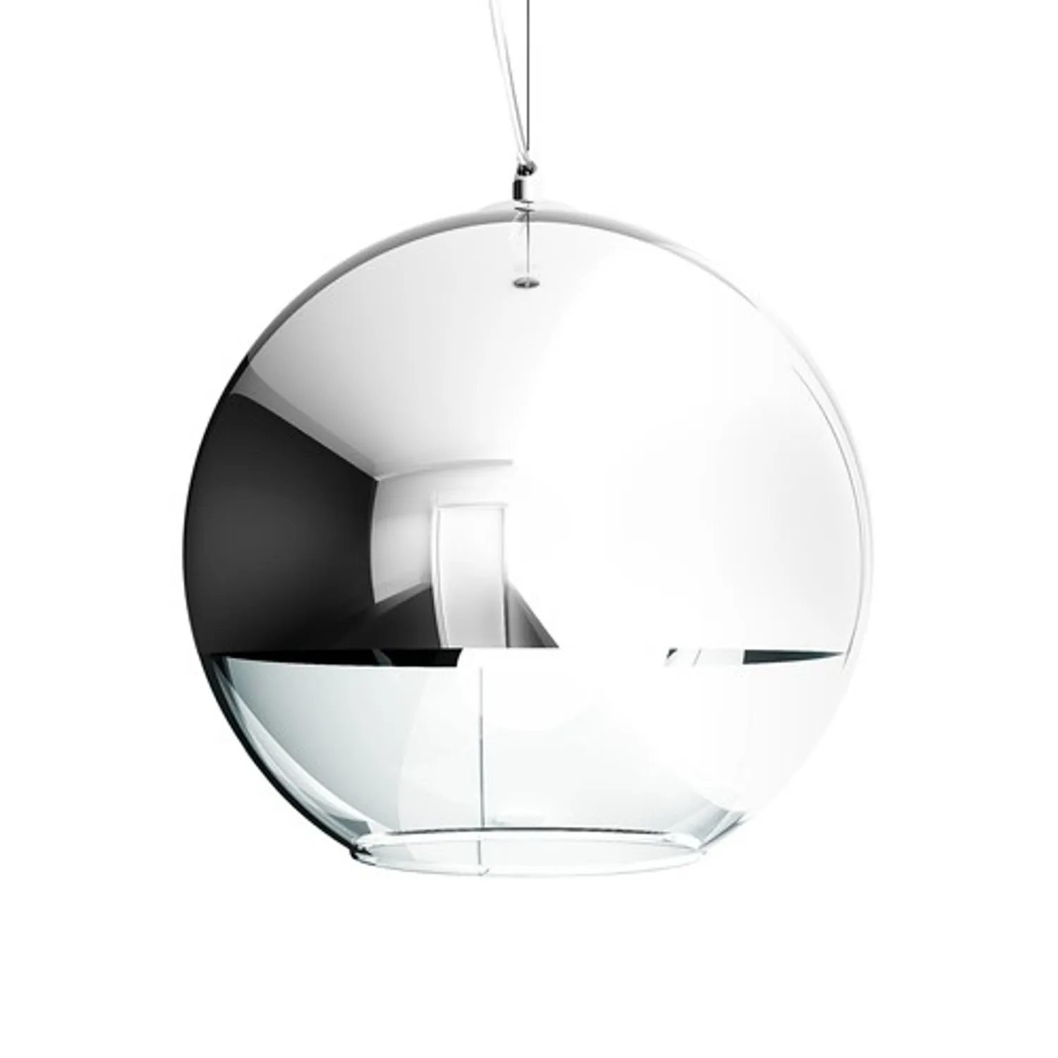 Rendl Light Studio Beau Monde 35 pendul sticlă crom
