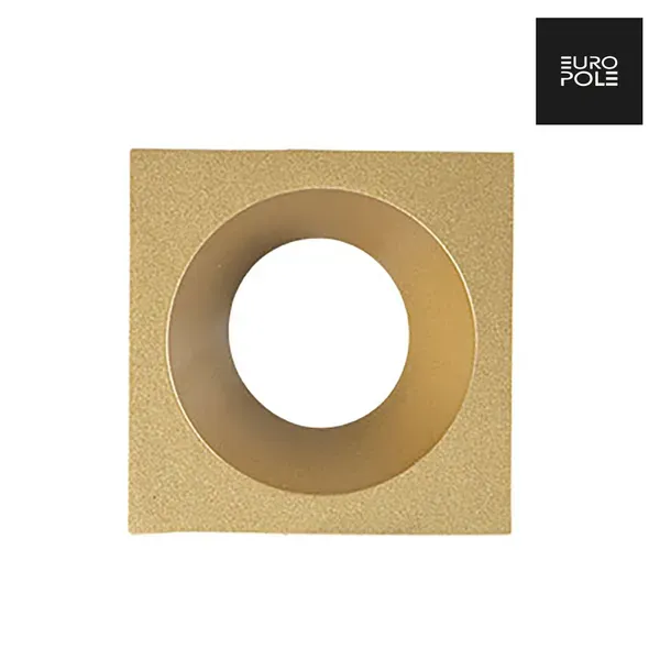 Aurora LED UP rama patrata aurie 82x82mm aluminiu