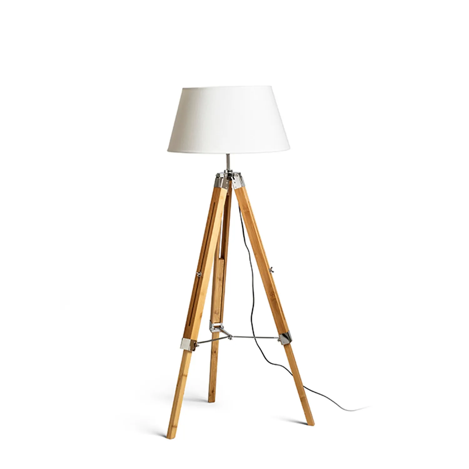 Rendl Alvis lampadar crem bambus E27