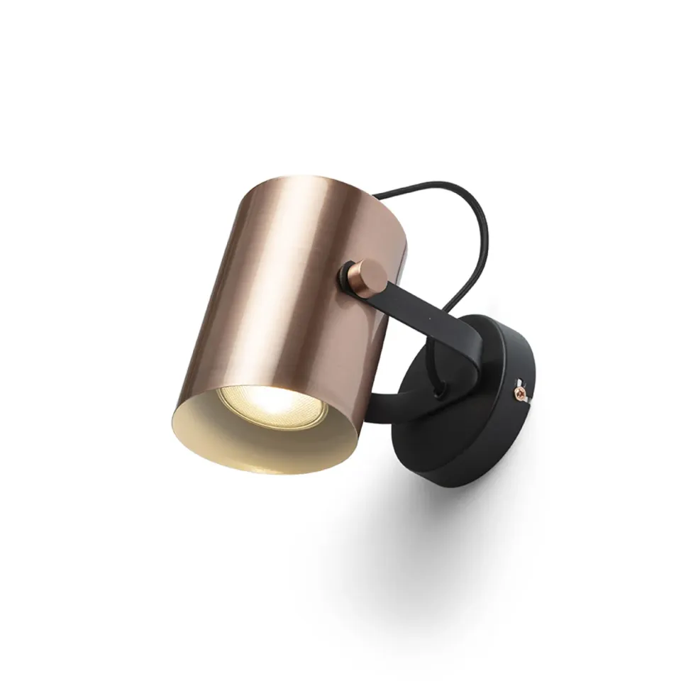 Rendl Haren spot cupru negru E27 directiv