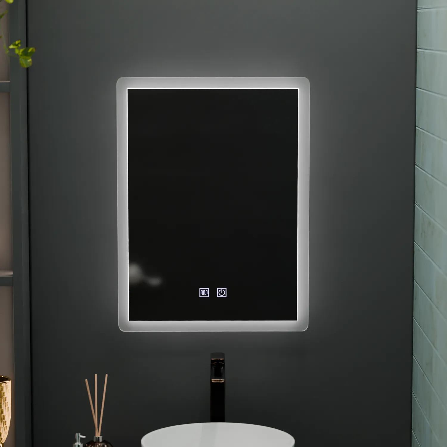 Alessandro Design Venera Touch oglindă LED 60x80 cm antiaburire