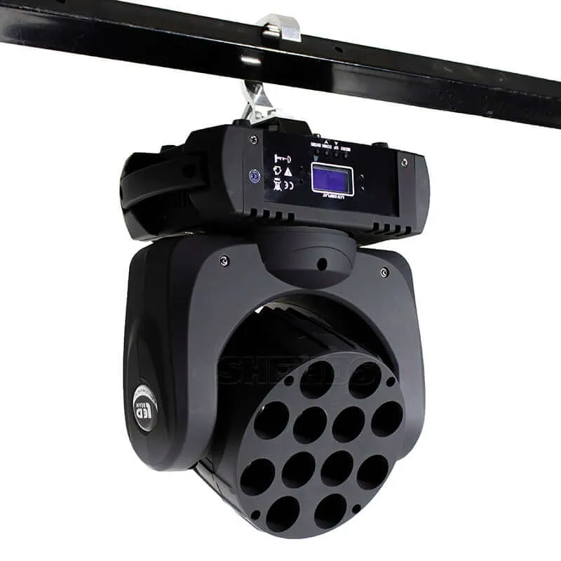 Shehds 12x12W RGBW moving head beam DMX