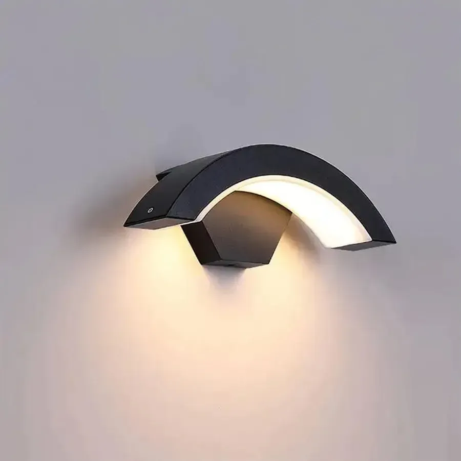 Alessandro Design Harera aplica exterior 12W neagra