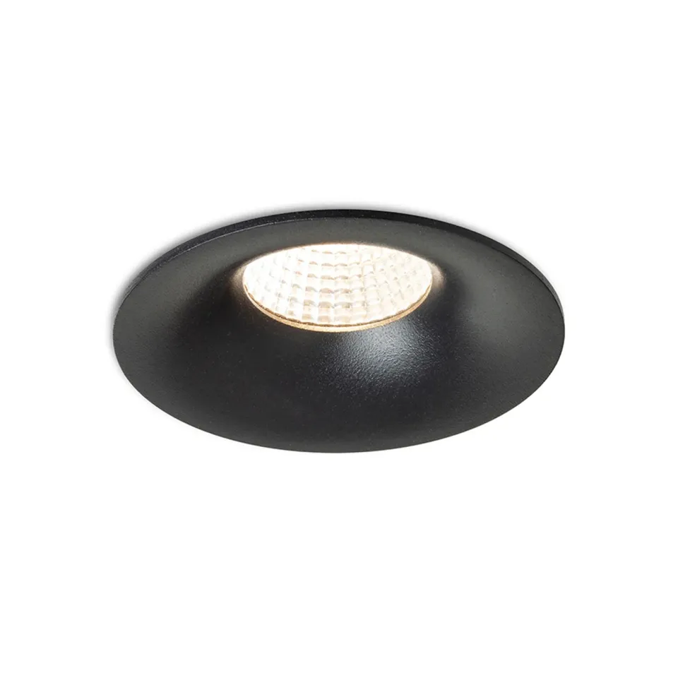 Rendl Fleur spot LED baie negru dimabil