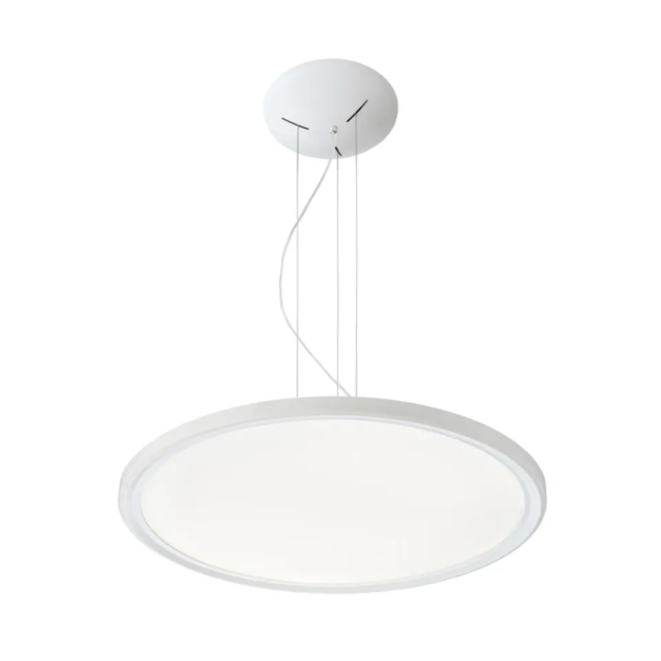 Rendl Light Studio Moneta pendul LED alb dimabil TRIAC
